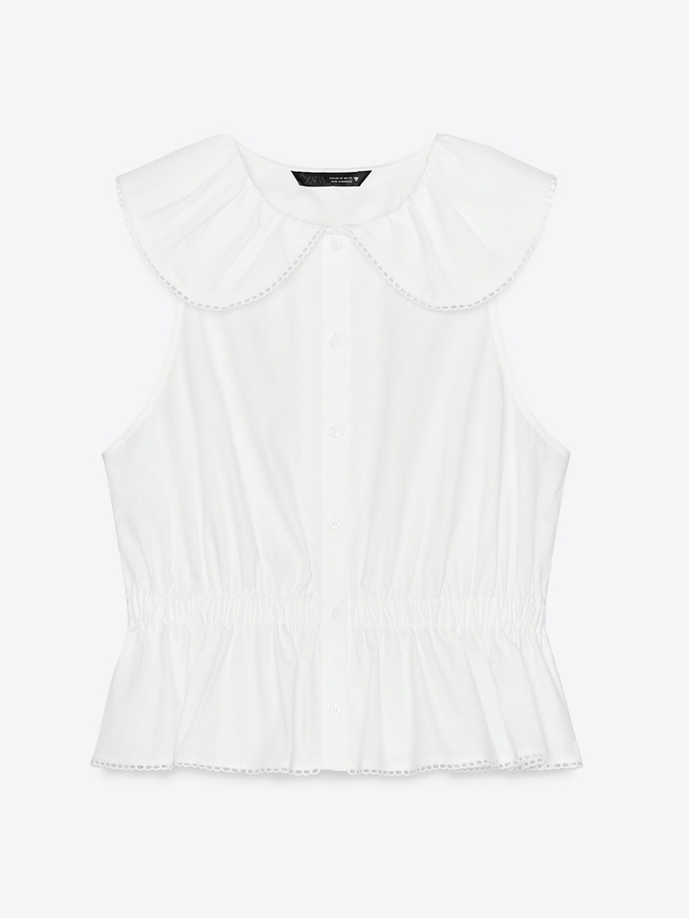 Zara Peter Pan collar top